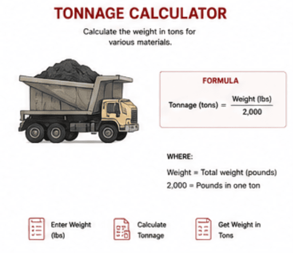 Tonnage Calculator - Construction Toolkit