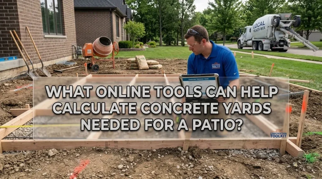 Calculate Concrete Yards needed for patio