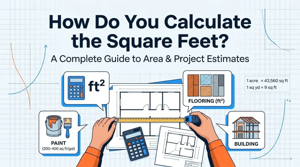 How do you calculate the square feet - Construction Toolkit