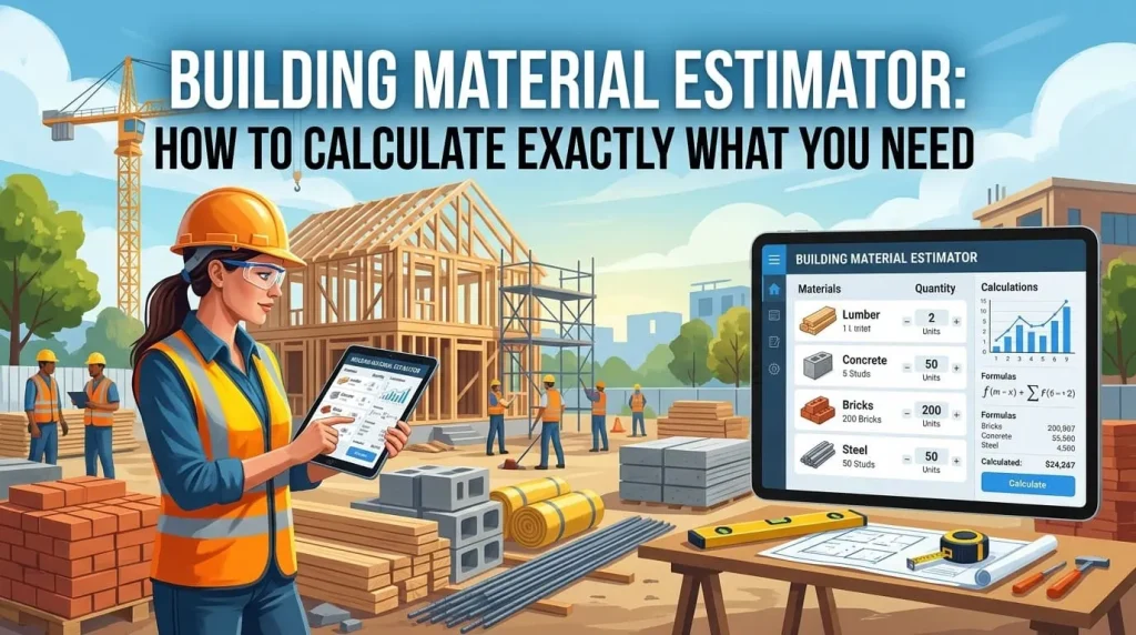 Building Material Estimator - Construction Toolkit